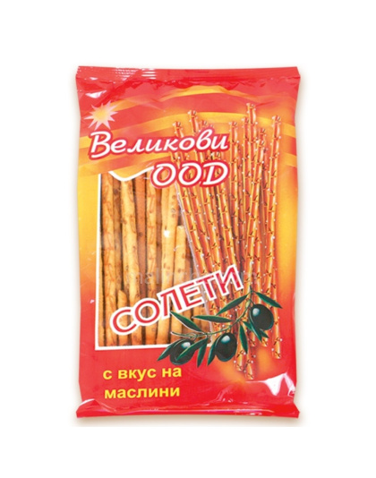 Pretzel Sticks olives flavoured 55g Velikovi