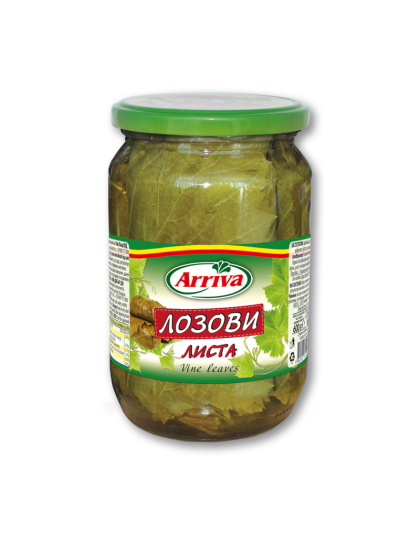 Vine Leaves in jar 680g Arriva