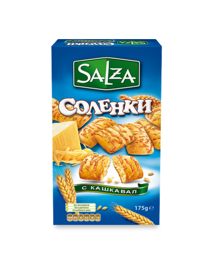 Saltines with yellow cheese 175g Salza