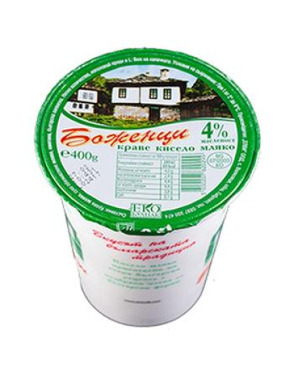 Yoghurt from Cow's Milk 4% 400g Bozhentsi