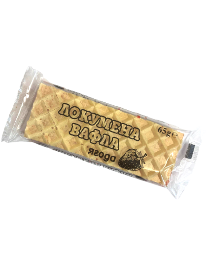 Wafer Retro Heli Strawberry 65g BG Line