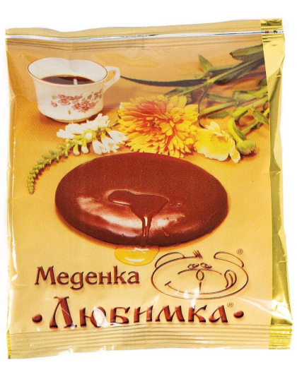 Honey Cake with chocolate 50g Medenka Lyubimka