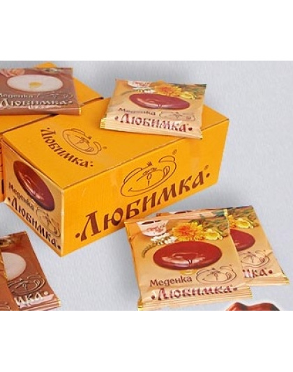 Honey Cake with chocolate 50g Medenka Lyubimka