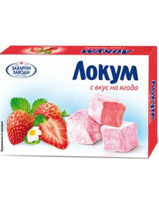 Turkish Delight Strawberry Flavour 140g Zaharni Zavodi