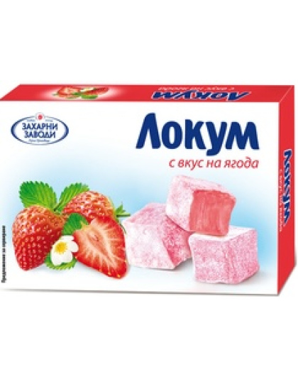 Turkish Delight Strawberry Flavour 140g Zaharni Zavodi