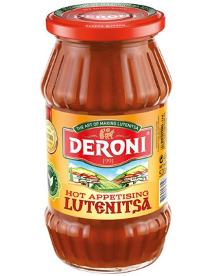Lutenitsa Hot Appetising 520g Deroni