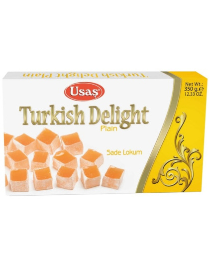 Turkish Delight Plain Sade Lokum 350g Usas