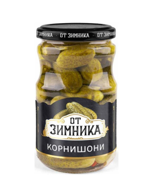 Pickled Gherkins 670g Ot Zimnika