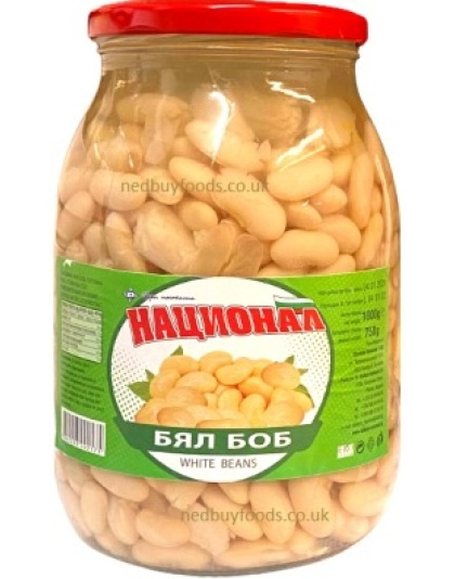 White Beans 1kg Jar National