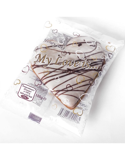 Honey Heart My Love Is White Couverture 100g Medovina