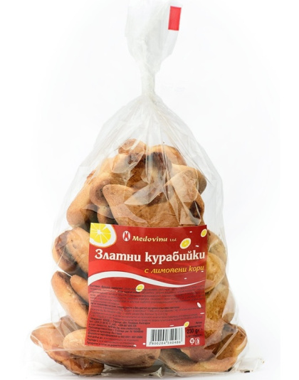 Golden Cookies with Lemon Peel 230g Medovina