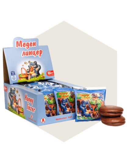 Honey Cake Linzer Medovina with Jam  65g Medovina