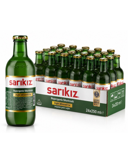Sarikiz Natural Mineral Water 250ml Glass