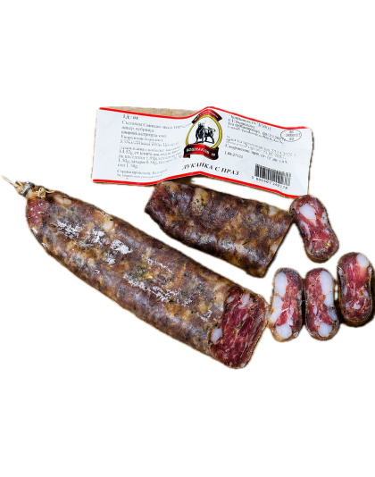 Dry Lukanka with leeks ~200g Boshnakov