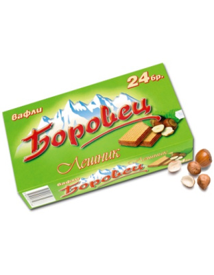 Wafers Borovets Hazelnut 550g Day &amp; Night
