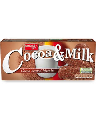 Biscuits Cocoa &amp; Milk 150g Sweet Plus