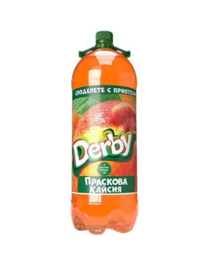 Sparkling Soft Drink Peach and Apricot Flavour 3L Derby