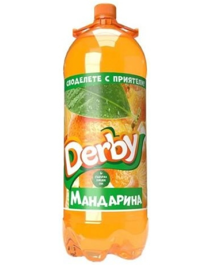 Sparkling Soft Drink Mandarin Flavour 3L Derby