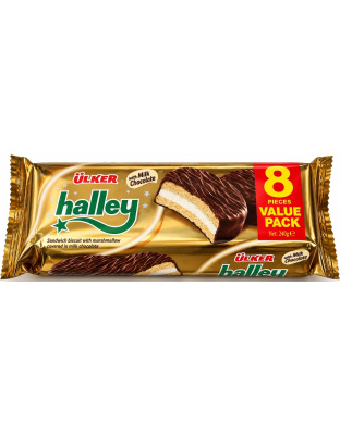 Halley Chocolate Marshmallow Biscuits 240g Ülker